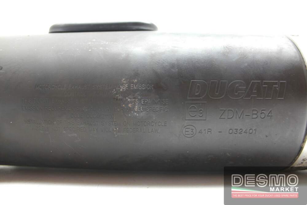 Silenziatore scarico originale ducati hypermotard 796 1100