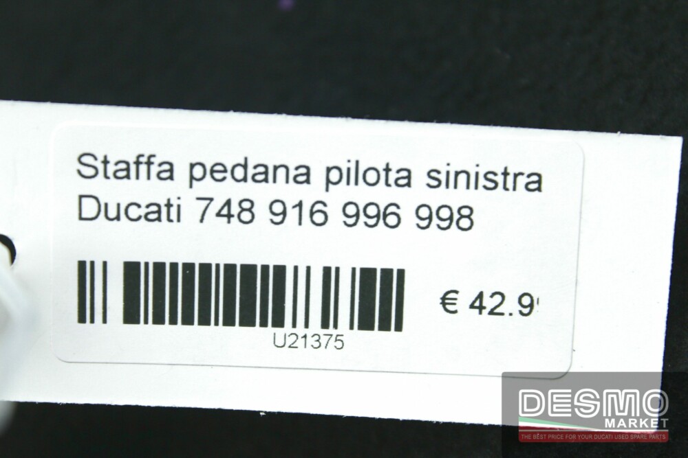 Staffa pedana pilota sinistra Ducati 748 916 996 998