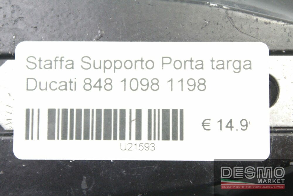 Staffa supporto porta targa Ducati 848 1098 1198