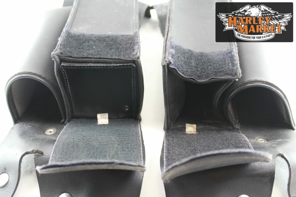 Pockets with bottle holder for Harley Davidson side bag protection - Image 4