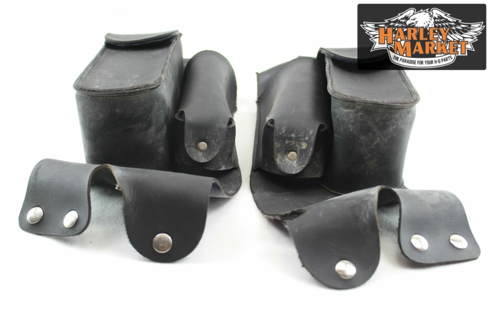 Pockets with bottle holder for Harley Davidson side bag protection - Image 8