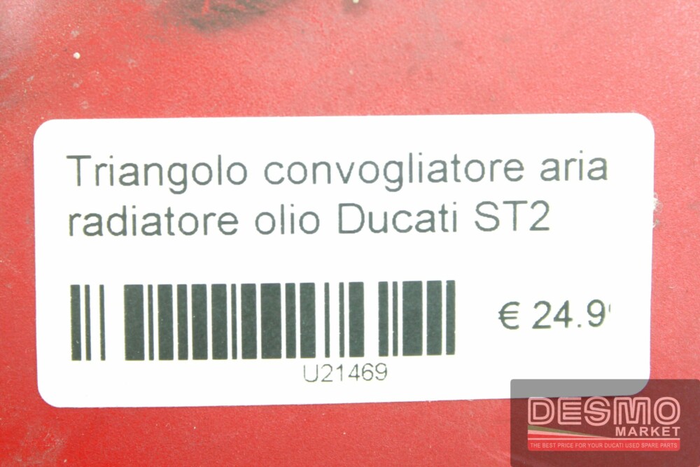 Triangolo convogliatore aria radiatore olio Ducati ST2