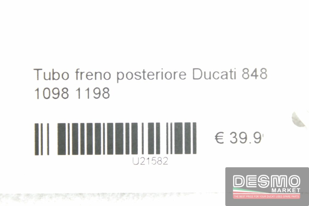 Tubo freno posteriore Ducati 848 1098 1198