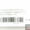 NCR  titanium bolt screw hexagon socket head SHH M10x 20 Pitch 1,25 - Image 4