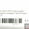 Vite titanio NCR testa svasata esagono incassato  M8x30 Passo 1,25