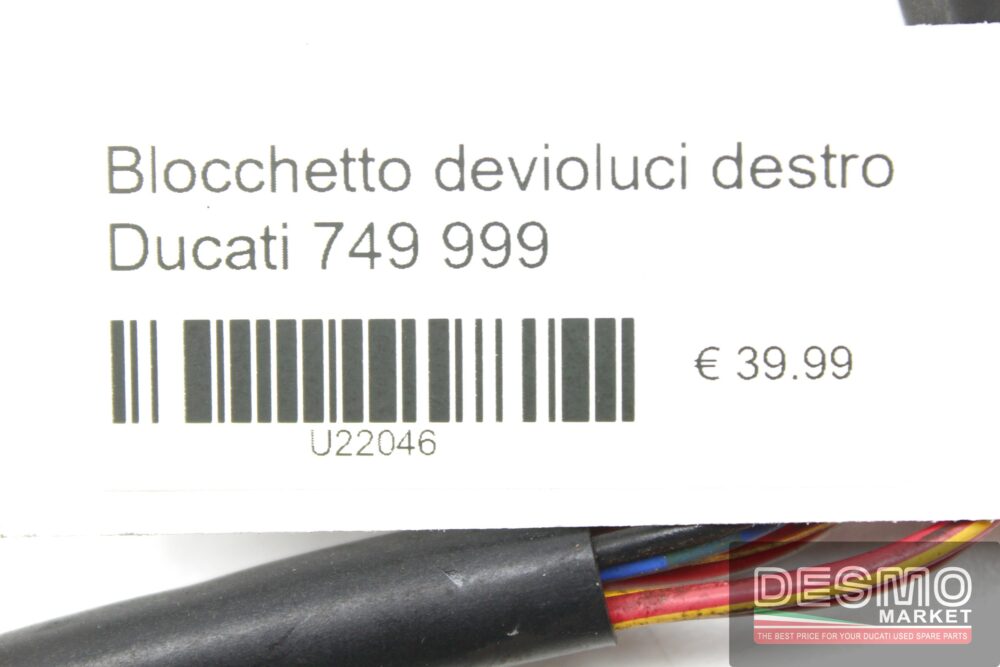 Blocchetto devioluci destro Ducati 749 999