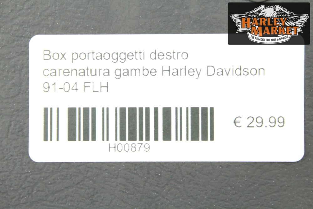 Box portaoggetti destro carenatura gambe Harley Davidson 91-04 FLH
