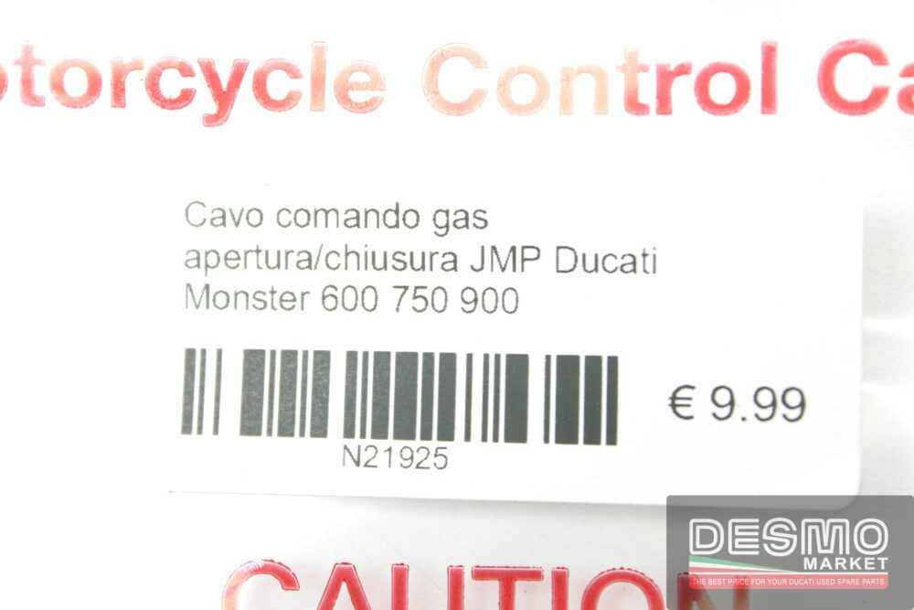 Cavo comando gas apertura/chiusura JMP Ducati Monster 600 750 900