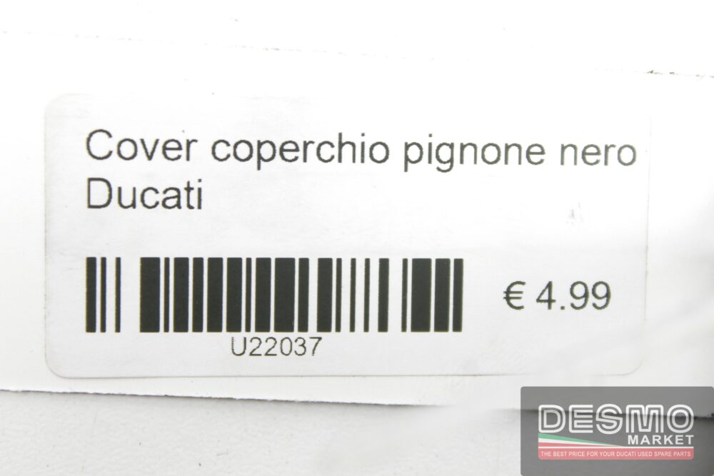 Cover coperchio pignone nero Ducati