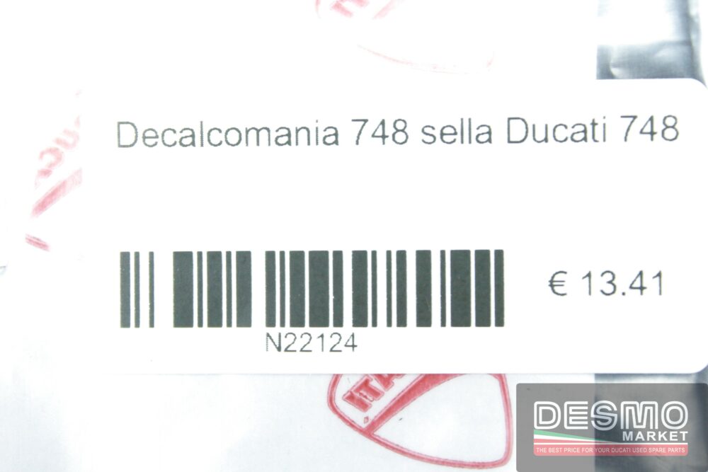 Decalcomania 748 sella Ducati 748