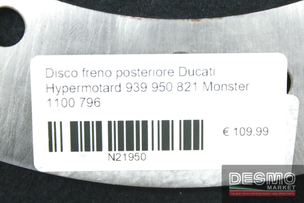 Disco freno posteriore Ducati Hypermotard 939 950 821 Monster 1100 796