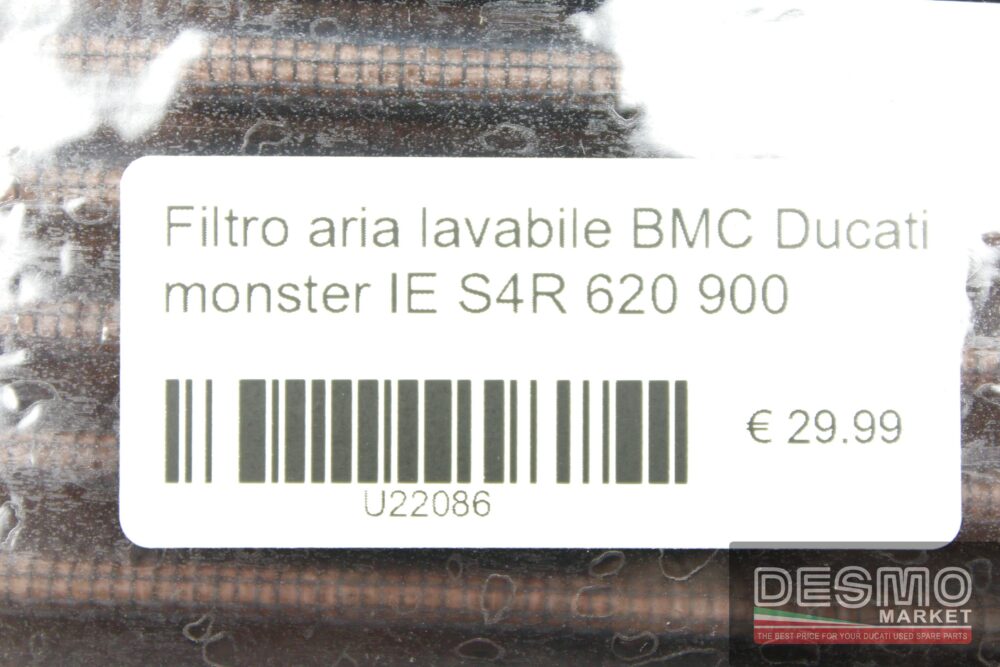 Filtro aria lavabile BMC Ducati Monster IE i.e. S4R 620 900
