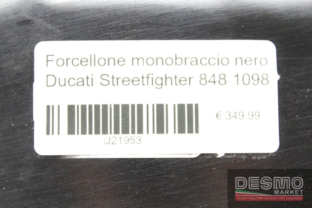 Forcellone monobraccio nero Ducati Streetfighter 848 1098