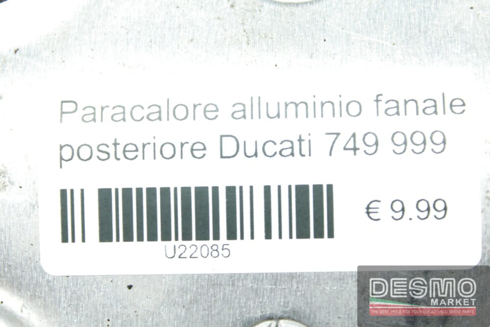 Paracalore alluminio fanale posteriore Ducati 749 999