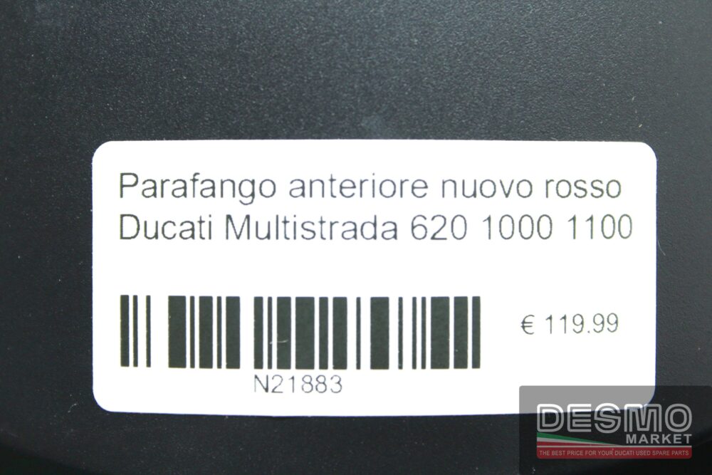 Parafango anteriore nuovo rosso Ducati Multistrada 620 1000 1100