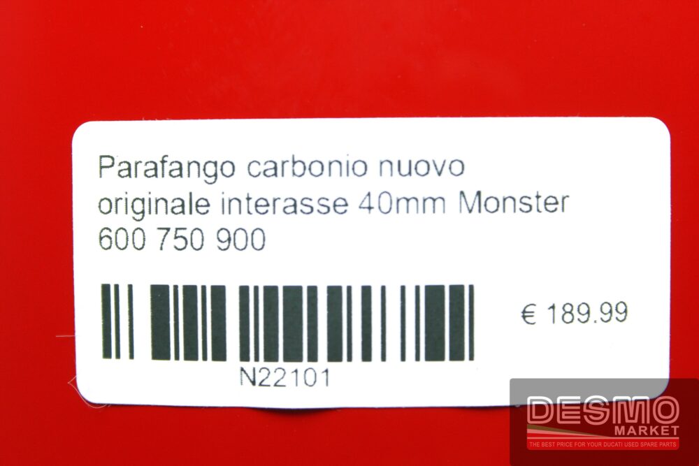 Parafango carbonio nuovo originale interasse 40mm Monster 600 750 900