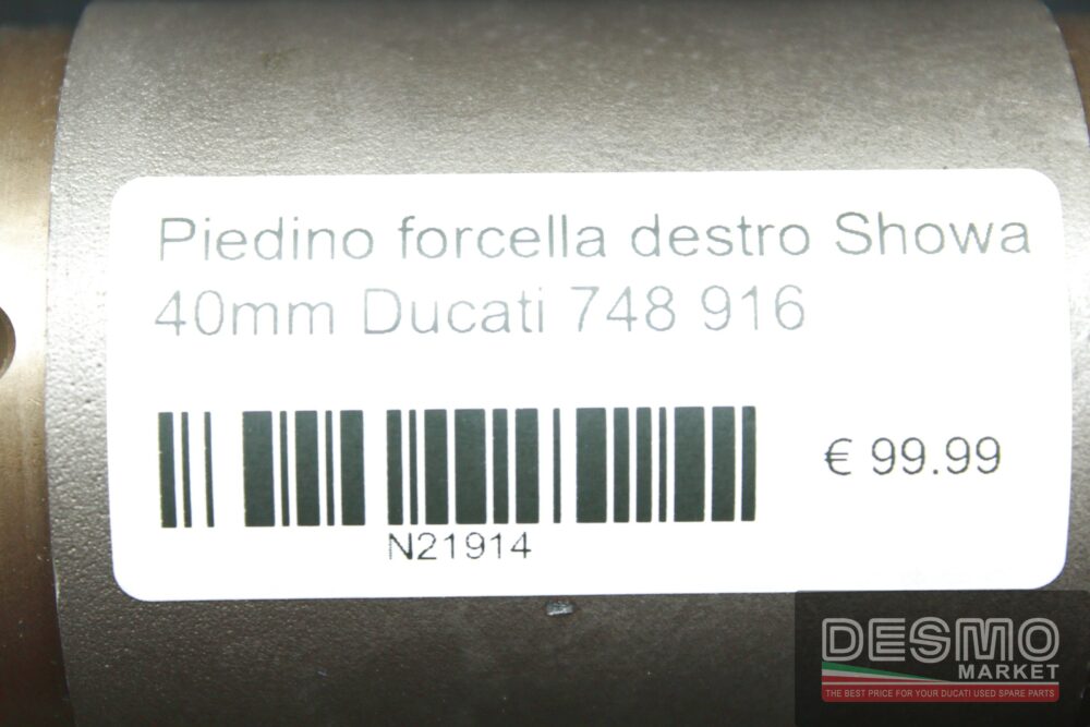 Piedino forcella destro Showa 40mm Ducati 748 916