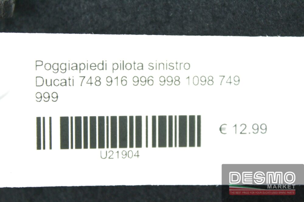 Left side rider footpeg Ducati 748 916 996 998 1098 749 999 - Image 6