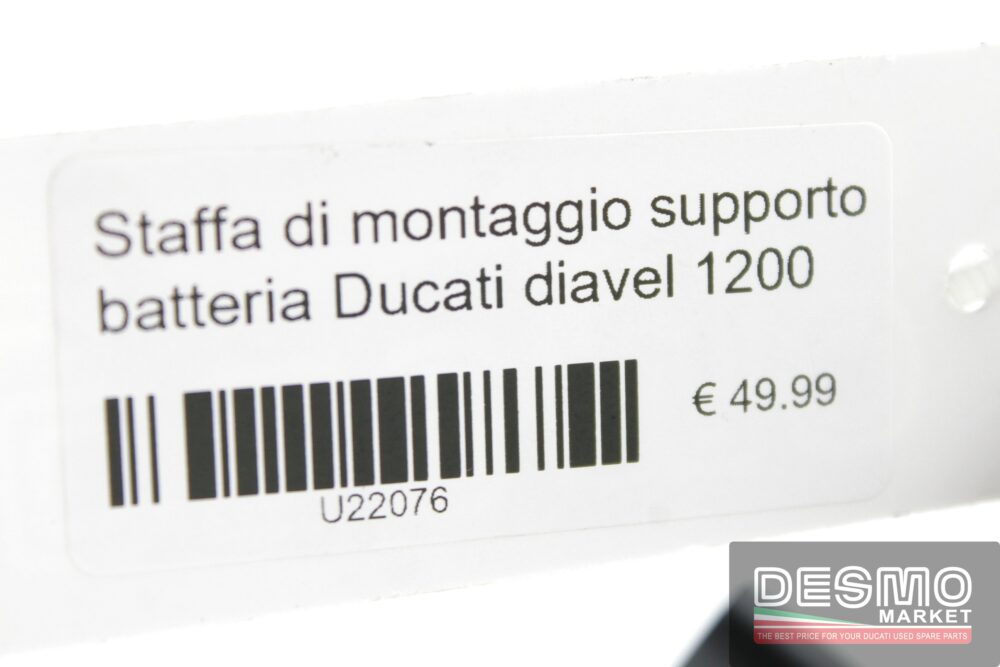 Staffa di montaggio supporto batteria Ducati Diavel 1200