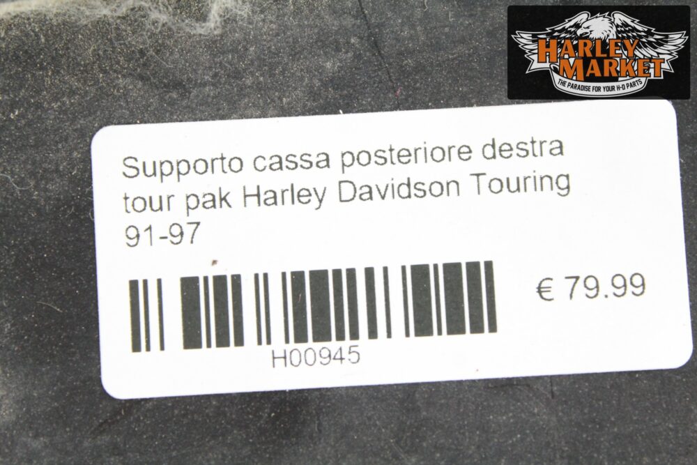 Supporto cassa posteriore destra tour pak Harley Davidson Touring 91-97