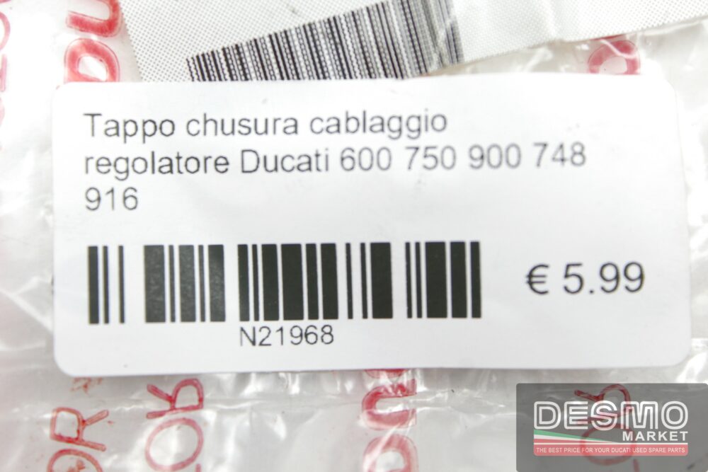 Tappo chiusura cablaggio regolatore Ducati 600 750 900 748 916