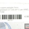Carbotech CT 345 XP10 brake pad ARIEL ATOM - Image 4
