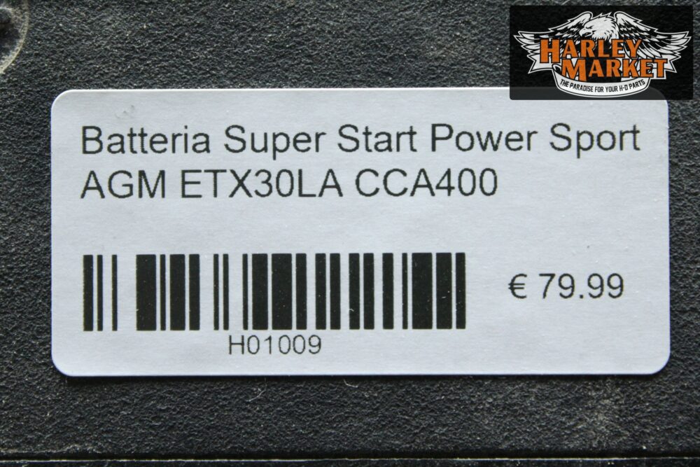 Batteria Super Start Power Sport AGM ETX30LA CCA400