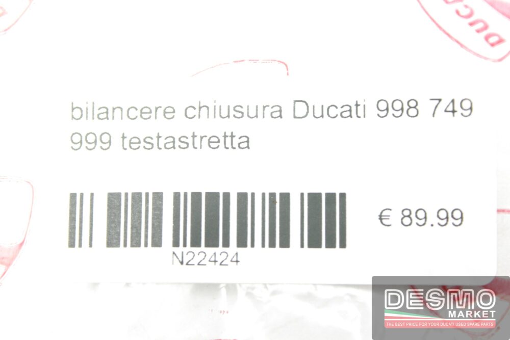 Bilancere chiusura Ducati 998 749 999 testastretta