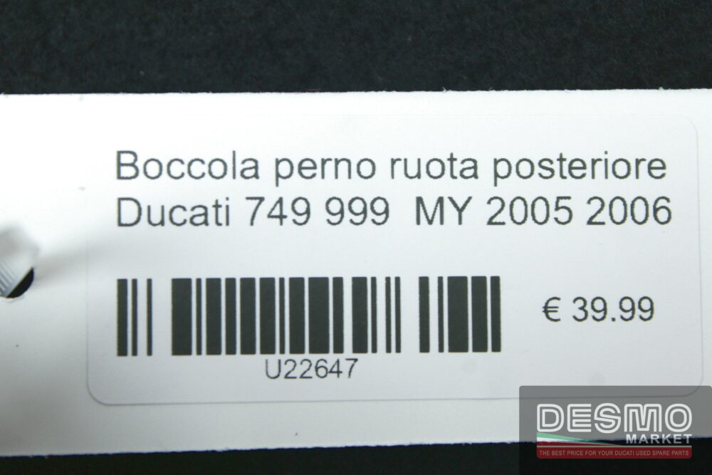 Boccola perno ruota posteriore Ducati 749 999  MY 2005 2006