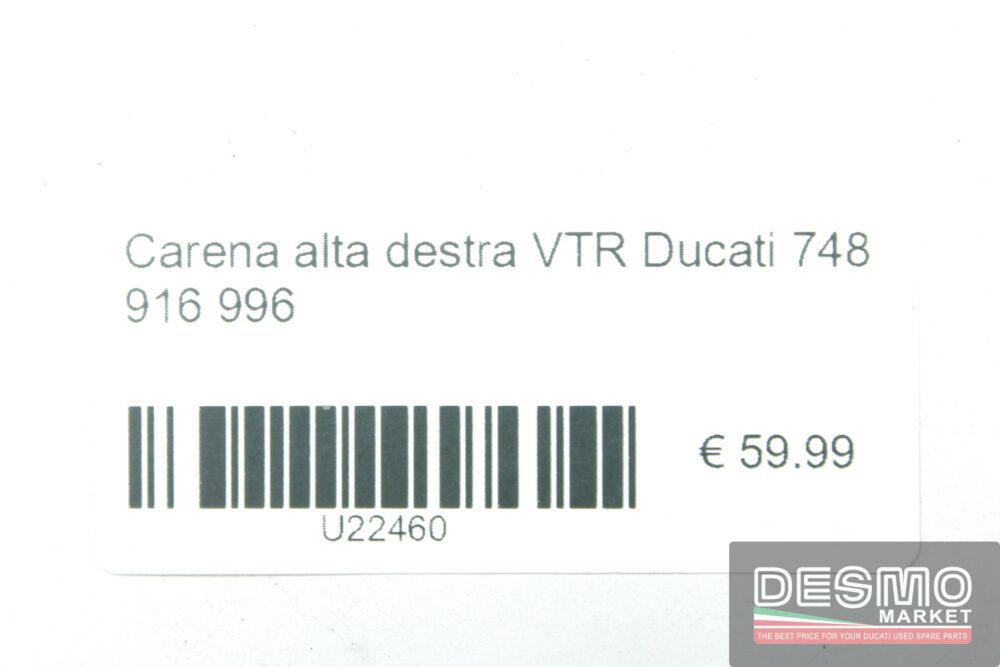 Carena alta destra VTR Ducati 748 916 996