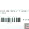 Carena alta destra VTR Ducati 748 916 996