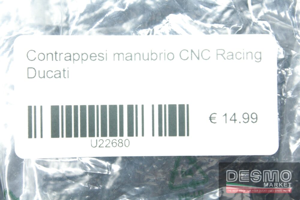 Contrappesi manubrio CNC Racing Ducati