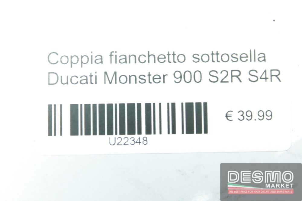 Coppia fianchetto sottosella Ducati Monster 900 S2R S4R