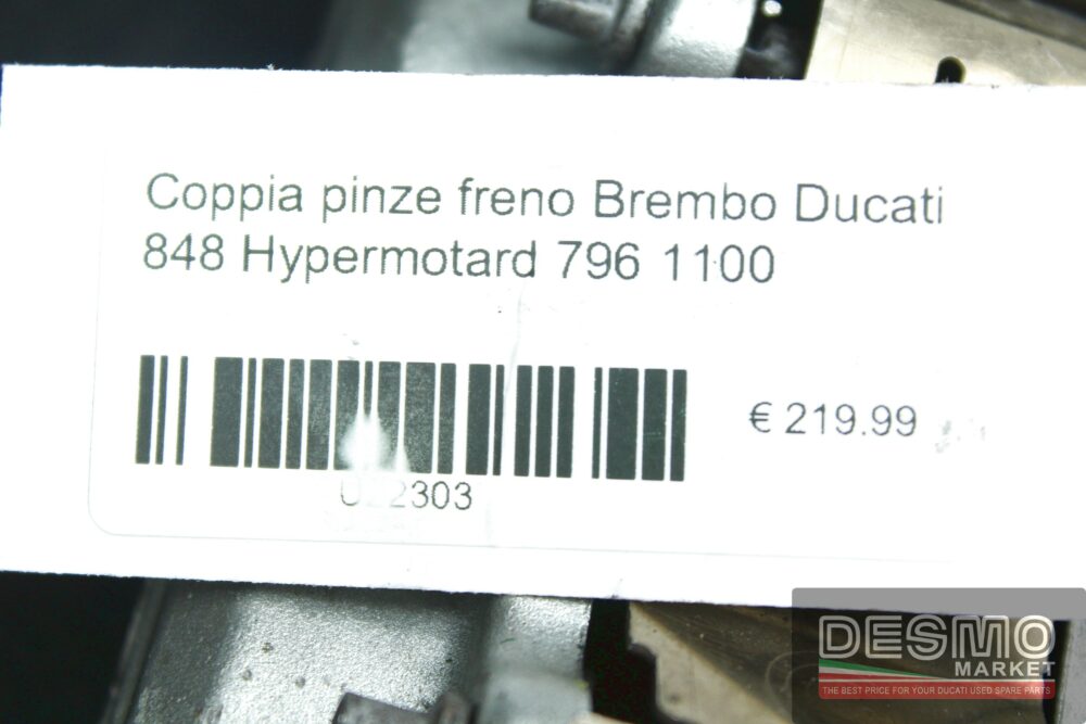 Coppia pinze freno Brembo Ducati 848 Hypermotard 796 1100