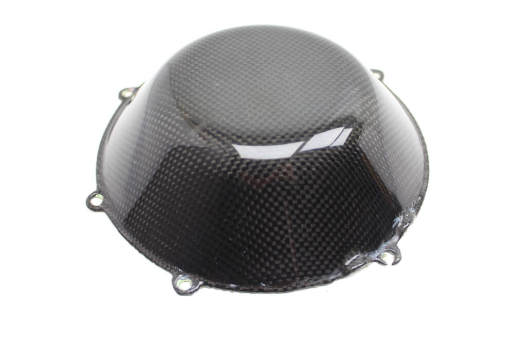 Cover copri frizione chiusa carbonio Ducati con frizione a secco