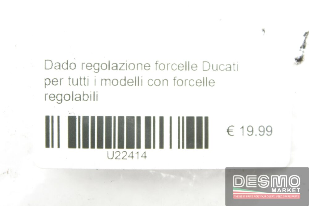 Dado regolazione forcelle Ducati tutti i modelli forcelle regolabili