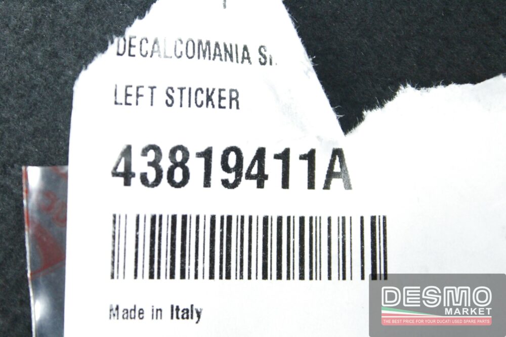Decalcomania “Scrambler Ducati” sinistra