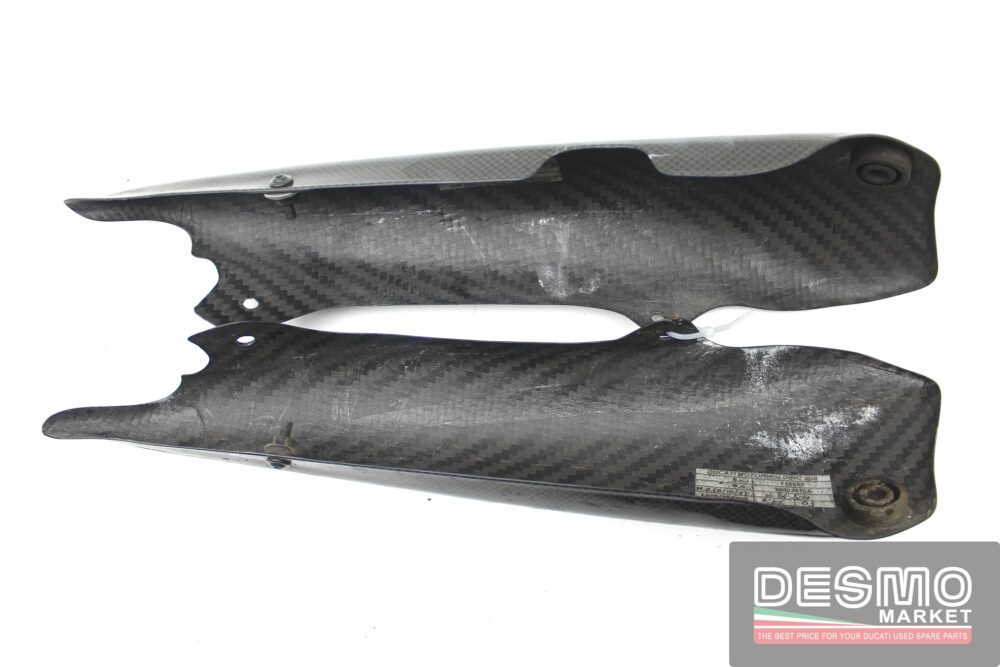 Fianchetti sottosella carbonio Ducati Performance Hypermotard 796 1100