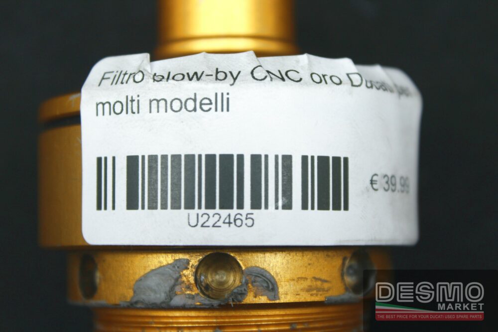 Filtro blow-by CNC oro Ducati per molti modelli