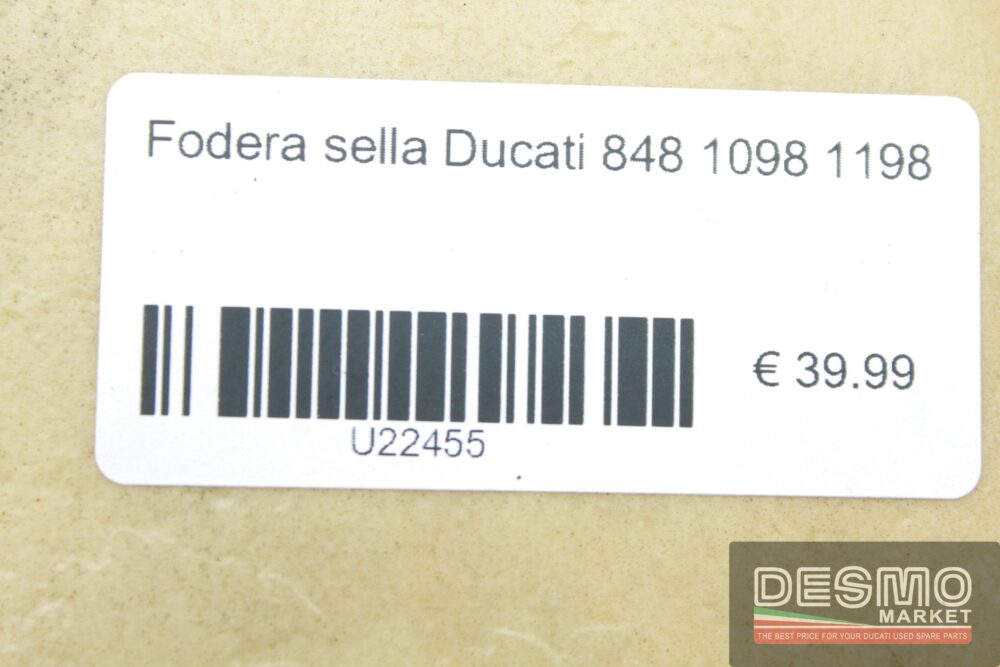 Fodera sella Ducati 848 1098 1198