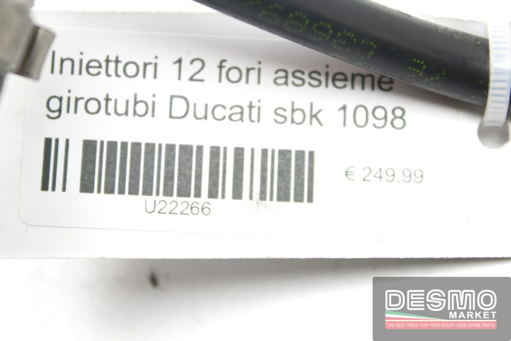 Iniettori 12 fori assieme girotubi Ducati SBK 1098