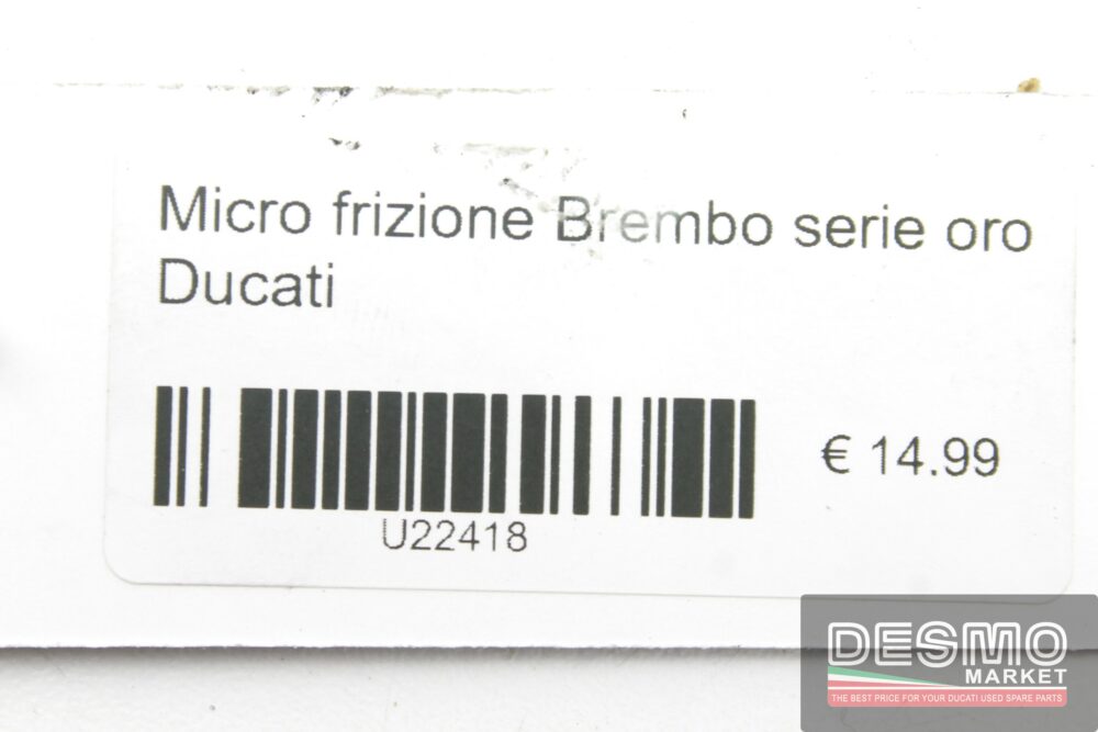 Micro frizione Brembo serie oro Ducati