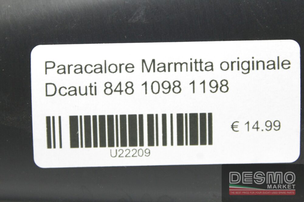 Paracalore Marmitta originale Ducati 848 1098 1198