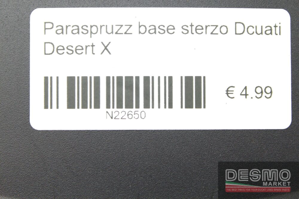Paraspruzzi base sterzo Ducati Desert X