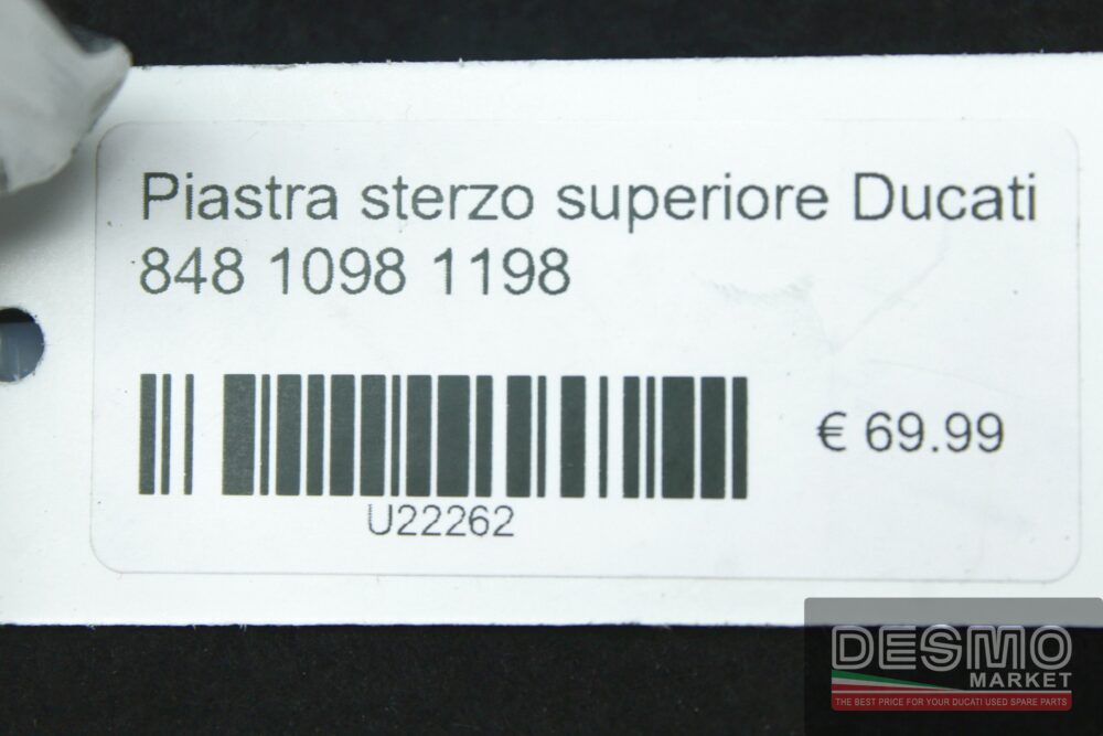 Piastra sterzo superiore Ducati 848 1098 1198