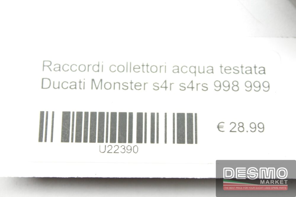 Raccordi collettori acqua testata Ducati Monster s4r s4rs 998 999