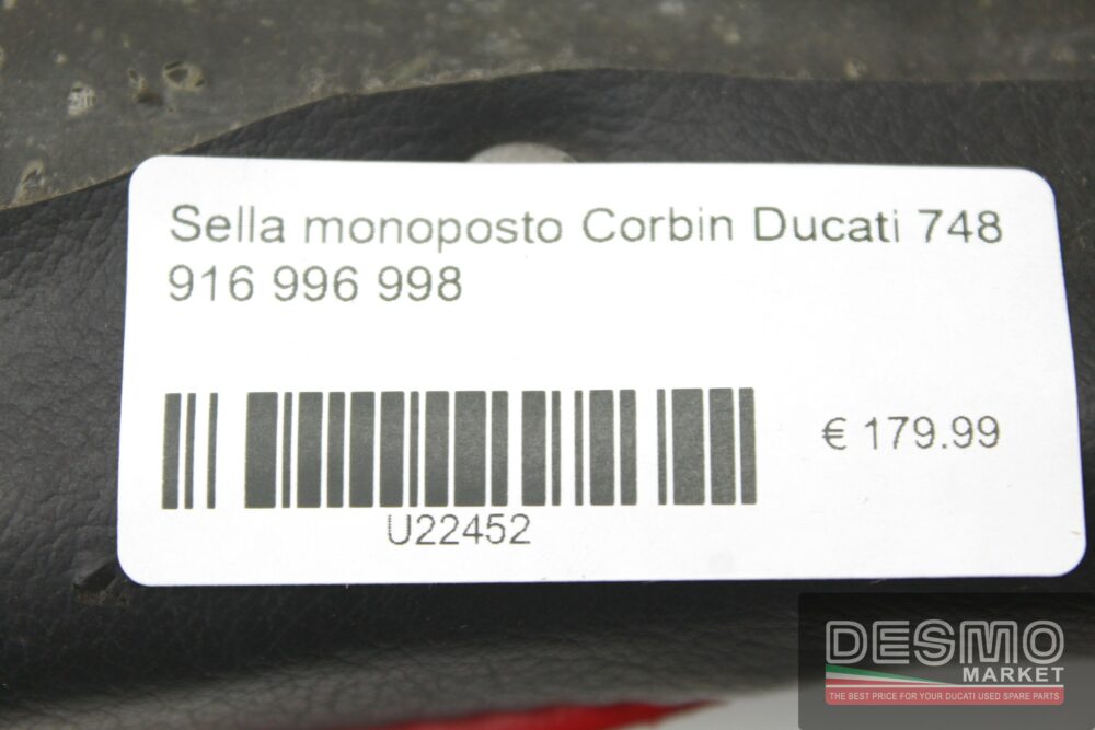 Sella monoposto Corbin Ducati 748 916 996 998