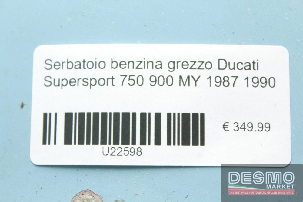Serbatoio benzina grezzo Ducati Supersport 750 900 MY 1987 1990