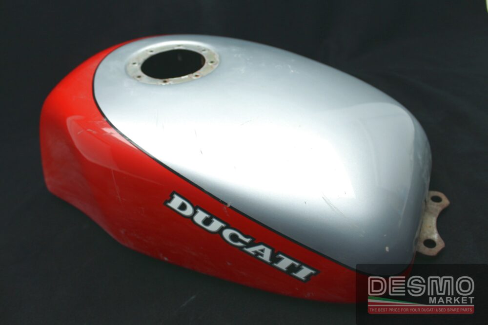 Serbatoio benzina grigio rosso Ducati Supersport 750 900 MY 1987 1990