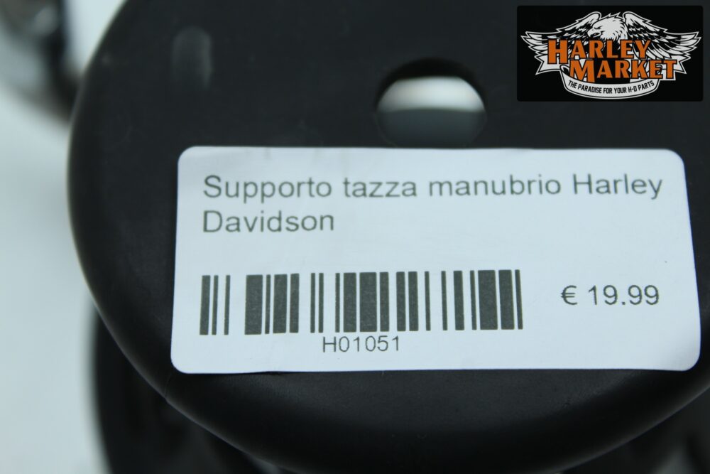 Supporto tazza manubrio Harley Davidson